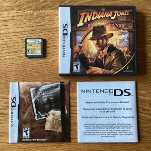 Indiana Jones & the Staff Of Kings  (Nintendo DS, 2008)  Manual, Tested Working